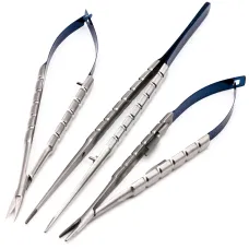 Набор микрохирургический Кастровьехо Round Blue 14 см