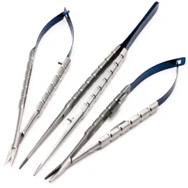 Набор микрохирургический Кастровьехо Round Blue 14 см
