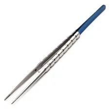 Пинцет анатомический TC Round Blue, 18 см