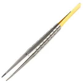 Пинцет анатомический TC Round Gold, 18 см