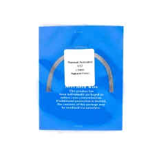 Дуга ортодонтическая NiTi круглая 012, нижняя, термоактивная Natural A-quality, 10 шт