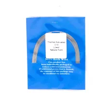 Дуга ортодонтическая NiTi круглая 018, нижняя, термоактивная Natural A-quality, 10 шт