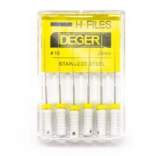 Файлы эндодонтические DEGER H-files, 15, 25 мм