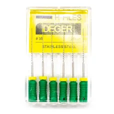 Файлы эндодонтические DEGER H-files, 35, 25 мм