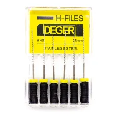 Файлы эндодонтические DEGER H-files, 40, 25 мм