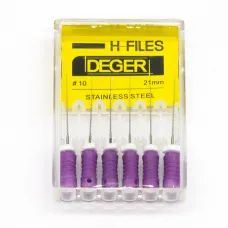 Файлы эндодонтические DEGER H-files, 10, 21 мм