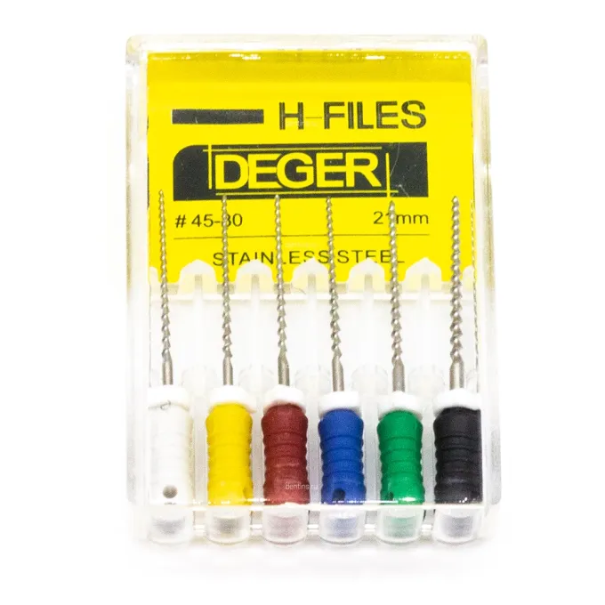 Файлы эндодонтические DEGER H-files, 45-80, 21 мм