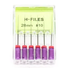 Файлы эндодонтические DEGER H-files, 10, 28 мм