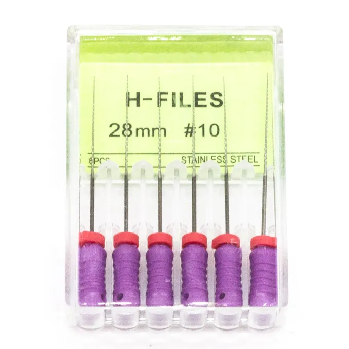 Файлы эндодонтические DEGER H-files, 10, 28 мм