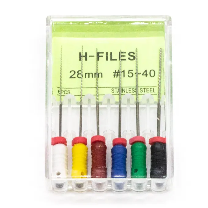 Файлы эндодонтические DEGER H-files, 15-40, 28 мм