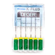Файлы эндодонтические DEGER K-files, 35, 25 мм