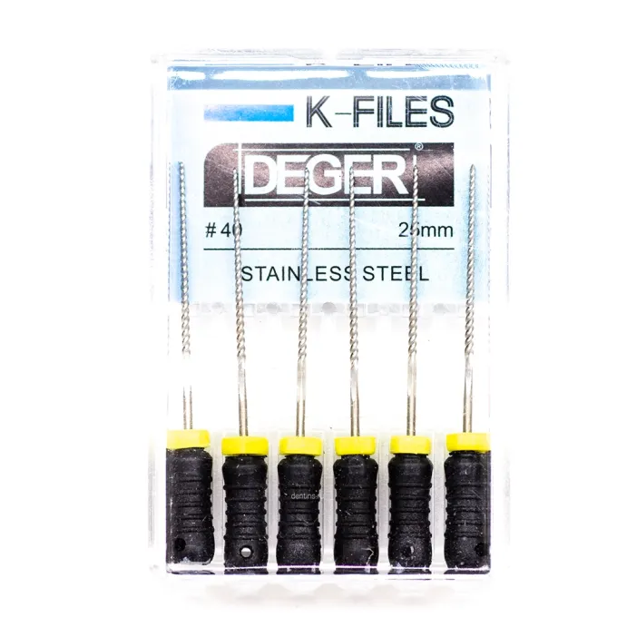 Файлы эндодонтические DEGER K-files, 40, 25 мм