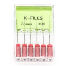 Файлы эндодонтические DEGER K-files, 06, 28 мм