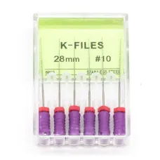 Файлы эндодонтические DEGER K-files, 10, 28 мм