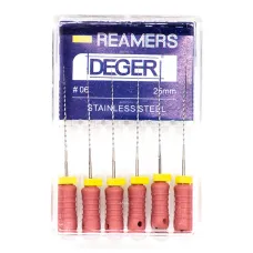 Файлы эндодонтические DEGER K-reamers, 06, 25 мм