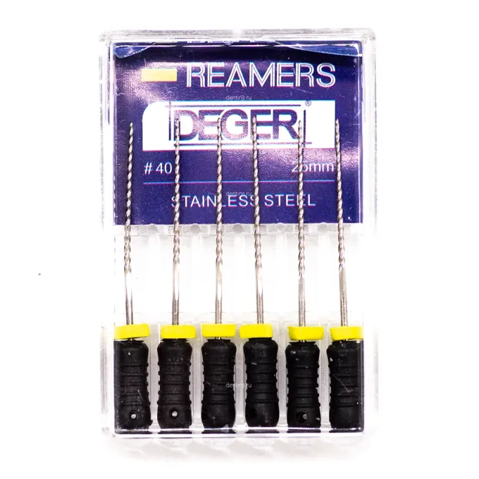 Файлы эндодонтические DEGER K-reamers, 40, 25 мм
