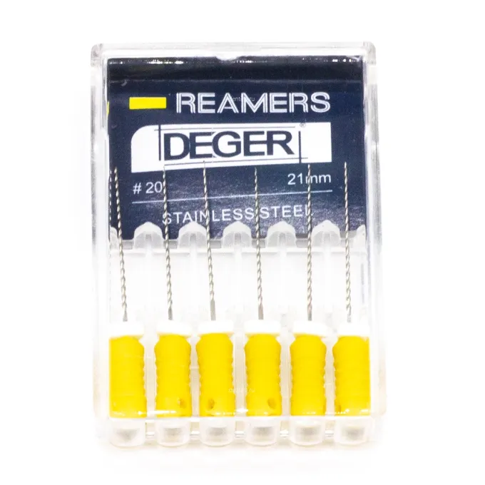 Файлы эндодонтические DEGER K-reamers, 20, 21 мм