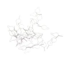 Металлическая лигатура, короткая, 0.010, 100 шт