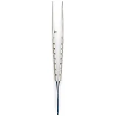 Пинцет микрохирургический Round Blue, прямой