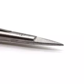 Ножницы микрохирургические Кастровьехо (Castroviejo) TC Knurling Gold, 15 см, прямые