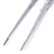 Пинцет анатомический TC Knurling Gold, 14 см