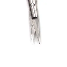 Ножницы микрохирургические Кастровьехо (Castroviejo) TC Knurling Gold, 18 см, прямые