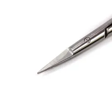Ножницы микрохирургические Кастровьехо (Castroviejo) TC Knurling Gold, 18 см, прямые