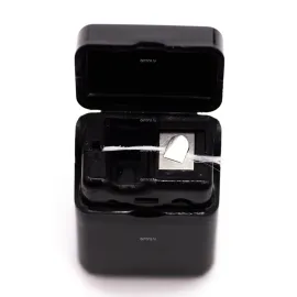 Ортодонтический набор по уходу за полостью рта в косметичке, черный